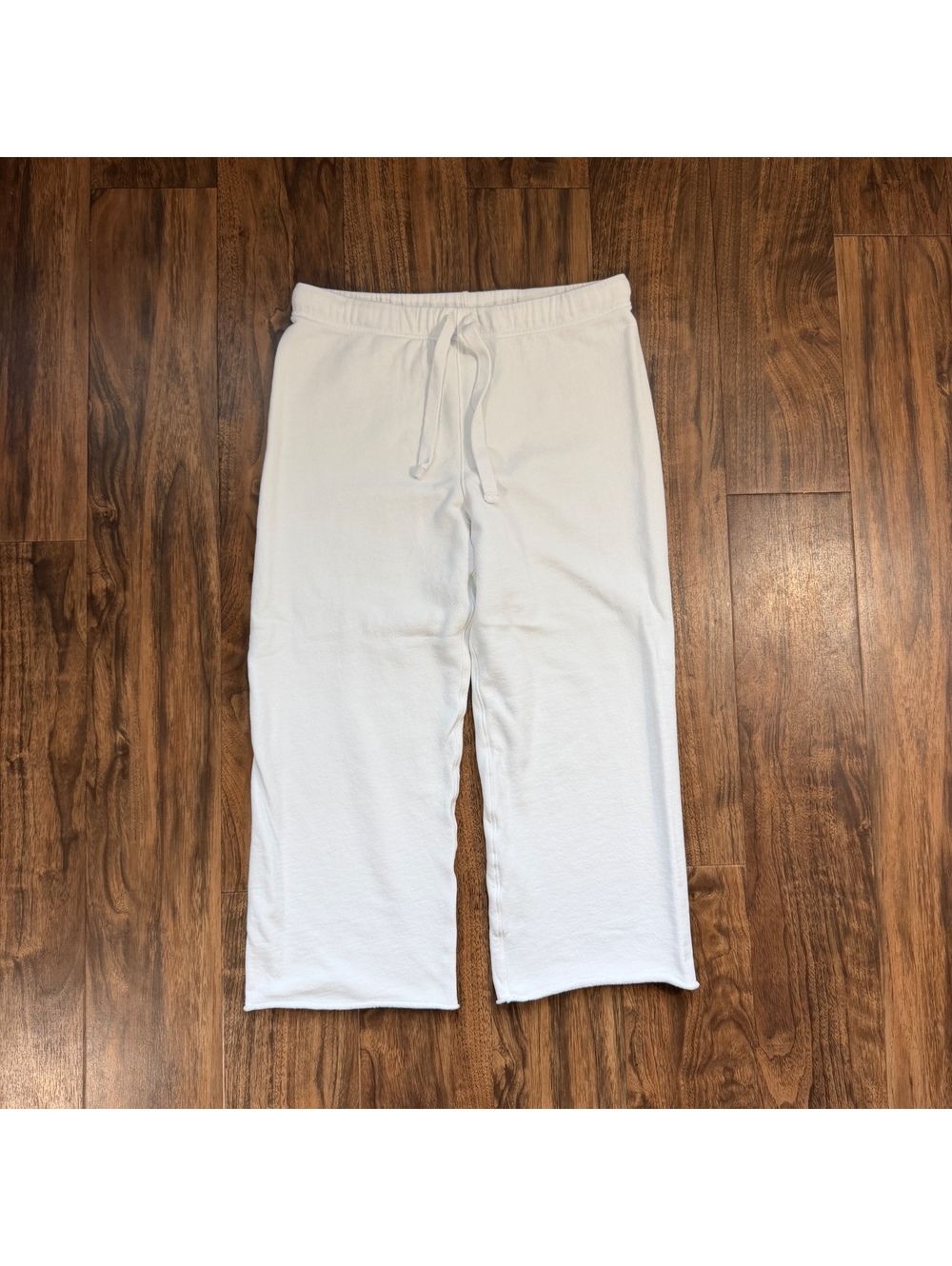 Frank & Eileen Tee Lab The Favorite Wide Leg Cropped Sweatpants LAB634TF M